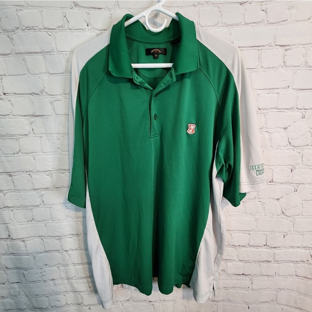 Men's Monterey Club "Beck's Premier Light" polo shirt, size XXL